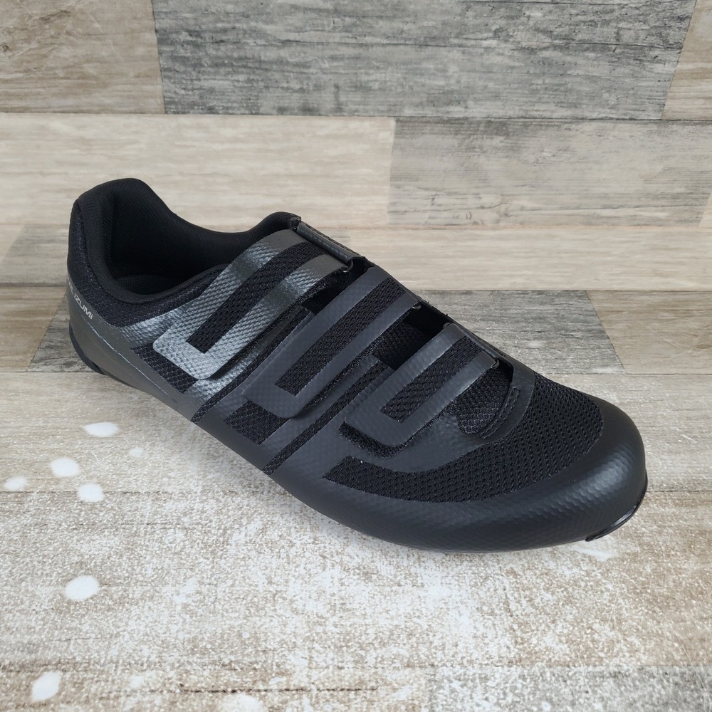 Pearl Izumi Quest Road Mens Cycling Shoes Sz 10.5 Black Bike 5 Bolt Sneakers